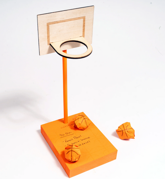 Bigliettini adesivi  con canestro