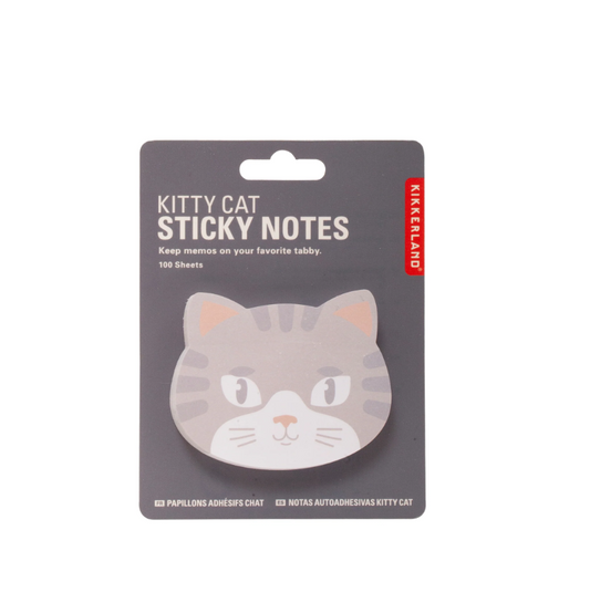 Bigliettini adesivi  Gatto Grigio