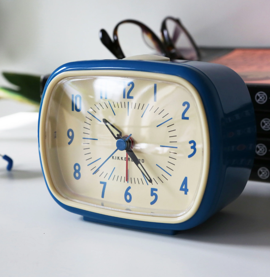 Sveglia retrò blu