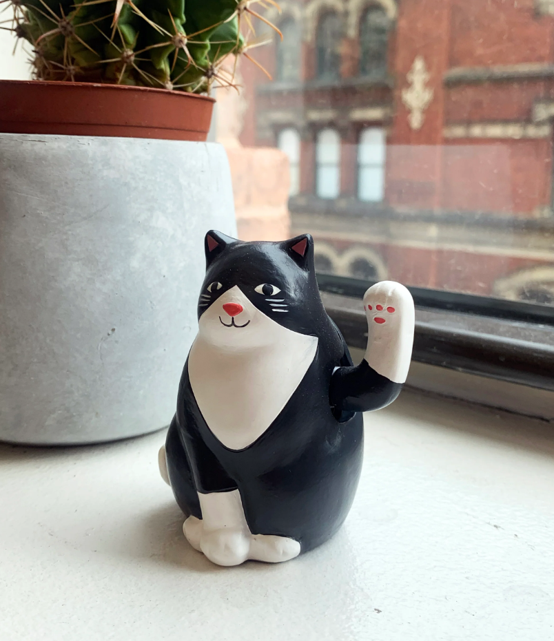 Statuina Gatto solare