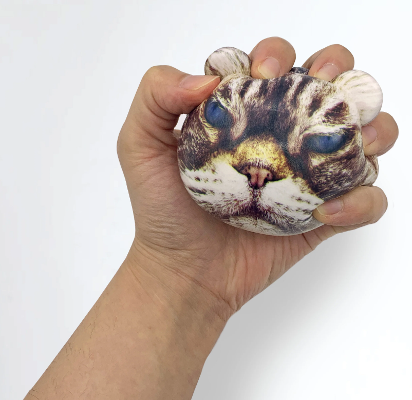 Palla Antistress Gatto Grigio