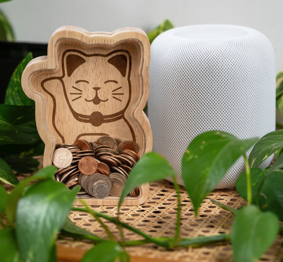 Salvadanaio Gatto Salutante