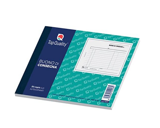 Blocco Buono di Consegna 2 Copie Autocopianti Top Quality