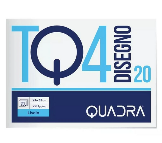 Album Disegno F4 Liscio f to 23x33 220gr 20fg