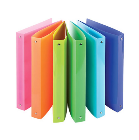 Raccoglitore 4 anelli 30mm  A4 in PPL Color