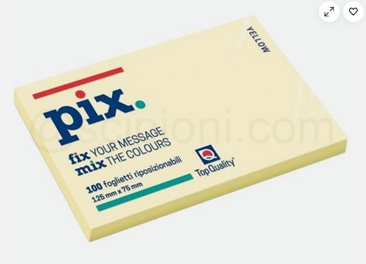 Post-it 75x125mm 100fg Giallo