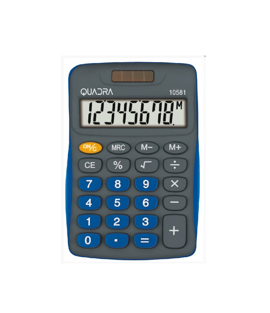 Calcolatrice 8 Cifre + ricarica solare