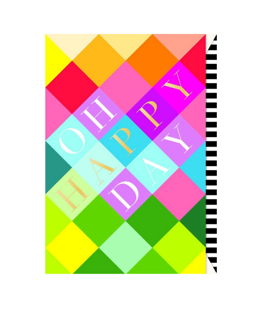 Biglietto doppio + busta augurale Compleanno