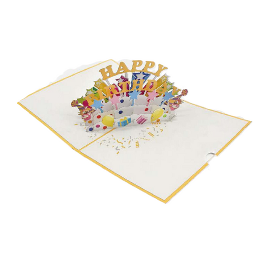 Biglietto Augurale Origami Happy Birthday