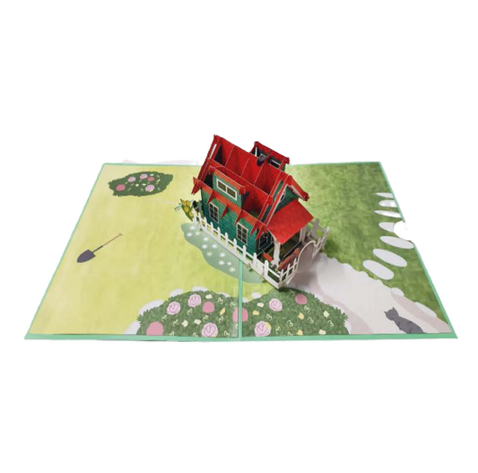 Biglietto Augurale Origami Home Sweet Home