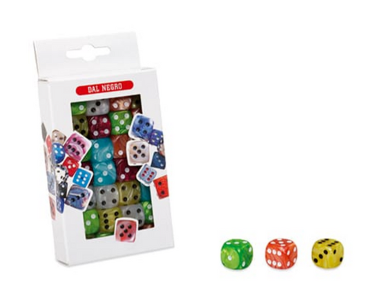 Dadi da gioco colorati Puntati Colorati da 16mm