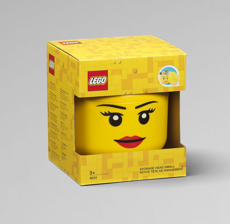 Lego® Storage Head Girl Base