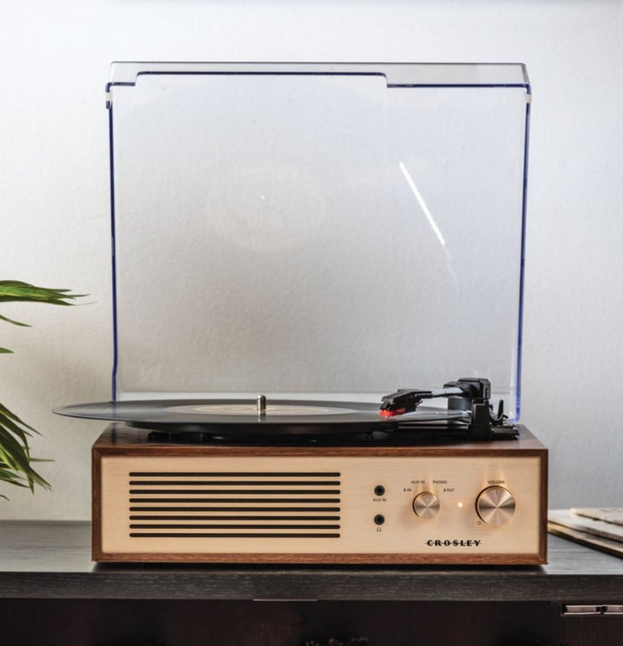 Giradischi in Legno Crosley Miles Record Player 33/45/78 giri