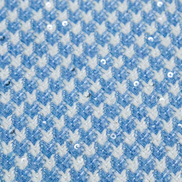 Portagioie Brigitte - Tweed Blu Maison Scarlett