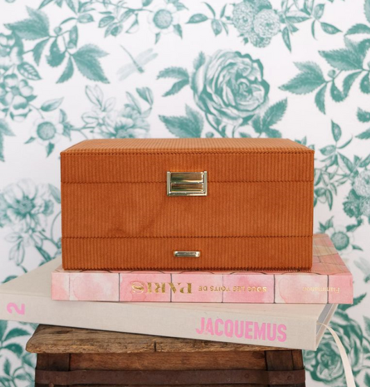 Portagioie Denise - Corduroy Cognac Maison Scarlett