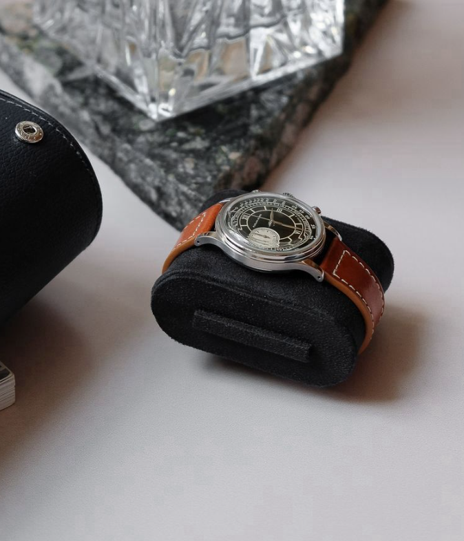 Custodia per orologi - James - 3 posti Nero Maison Scarlett