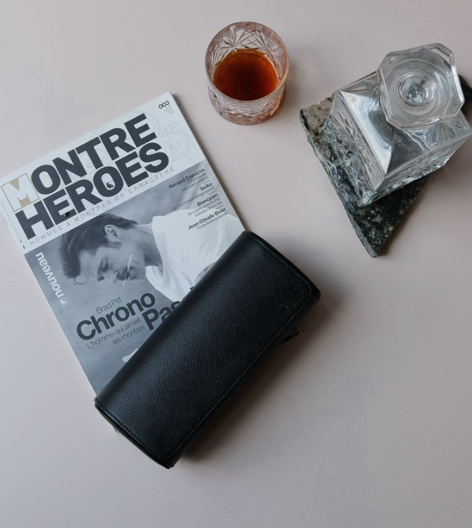 Custodia per orologi - James - 3 posti Nero Maison Scarlett