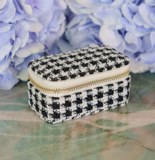 Portagioie Marie - Tweed Nero Maison Scarlett