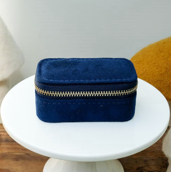 Portagioie Marie - Velluto Blu Maison Scarlett