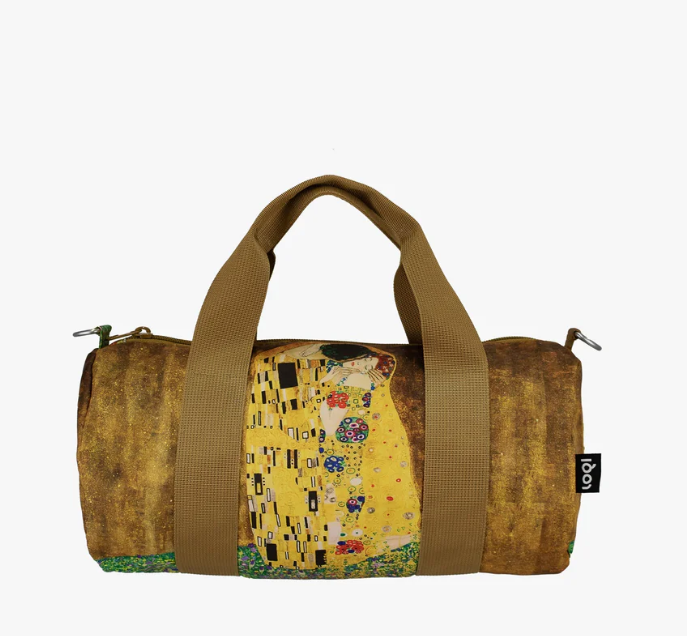 Borsa da viaggio media con tracolla GUSTAV KLIMT The Kiss - Loqi®
