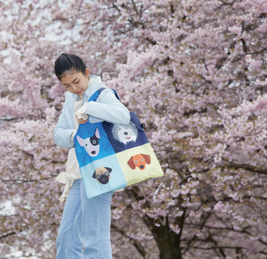 STEPHEN CHEETHAM Dogs Recycled Bag - Loqi®