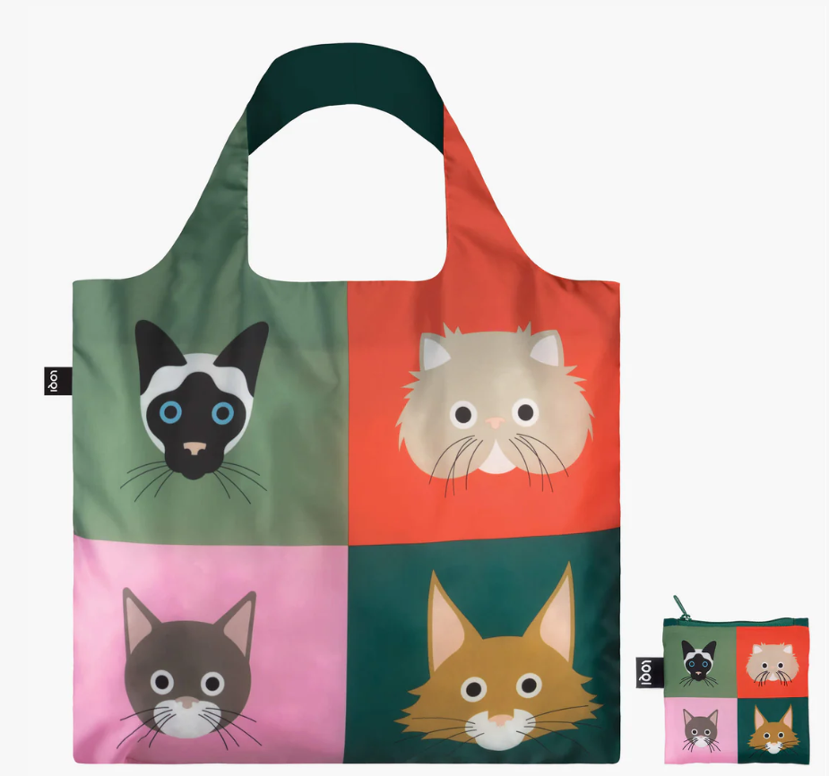 STEPHEN CHEETHAM Cats Recycled Bag - Loqi®