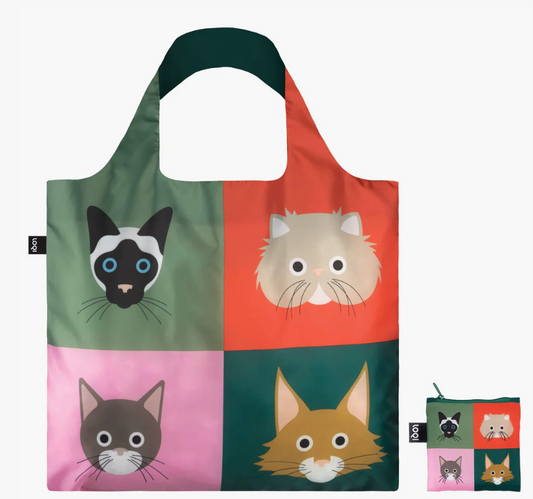 STEPHEN CHEETHAM Cats Recycled Bag - Loqi®