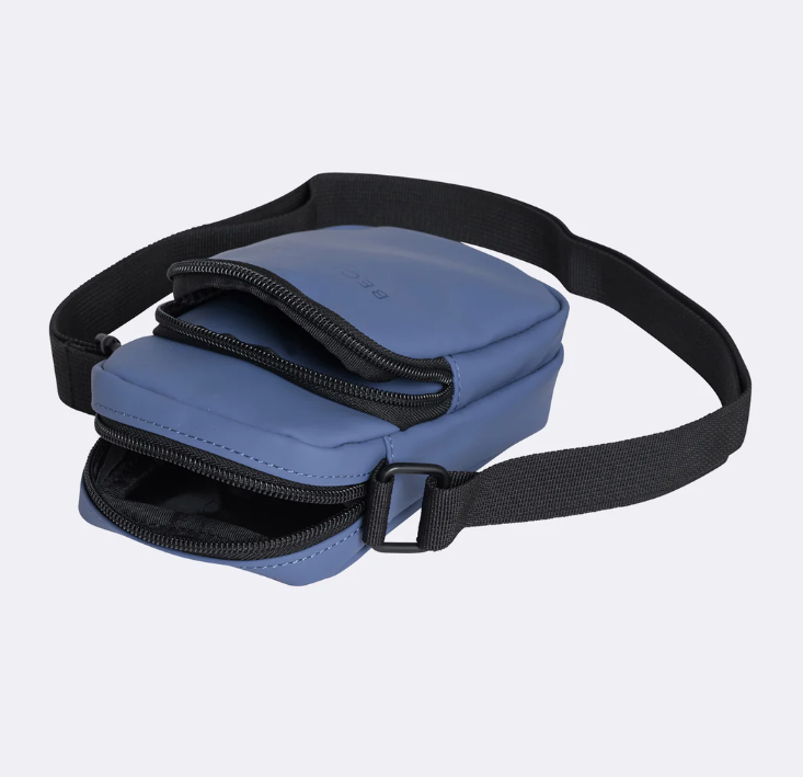 Corossbodybag Street Velvet Blue Beckmann