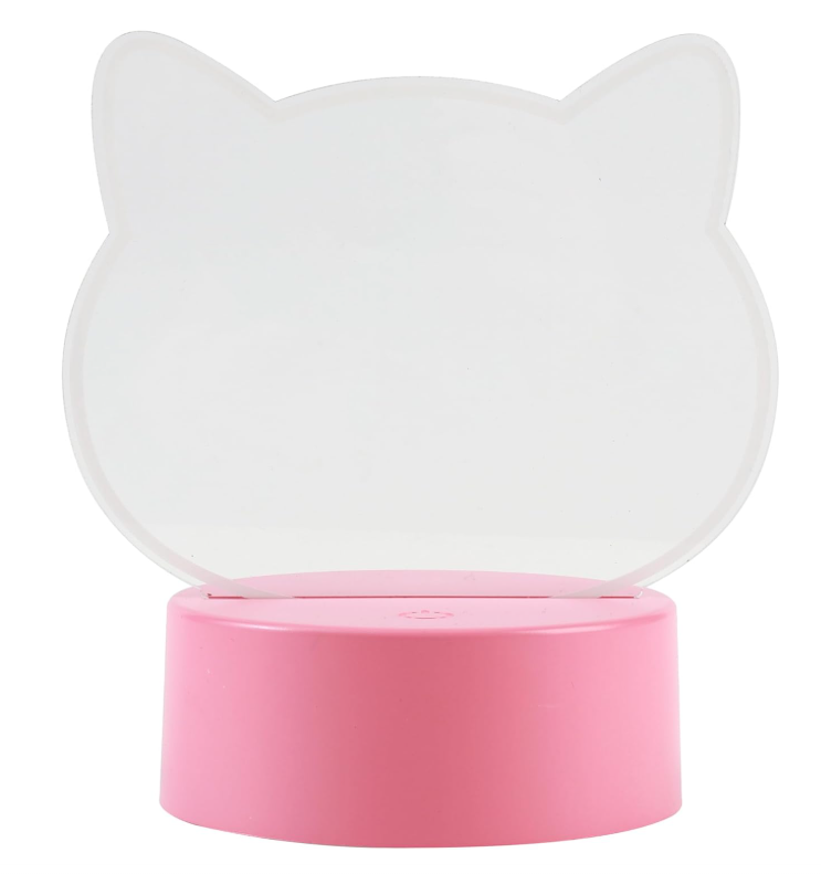 Lampada a lavagna scrivibile e cancellabile DIY CAT