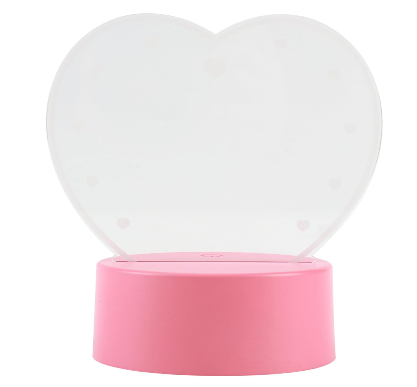 Lampada a lavagna scrivibile e cancellabile DIY FOLLOW YOUR HEART