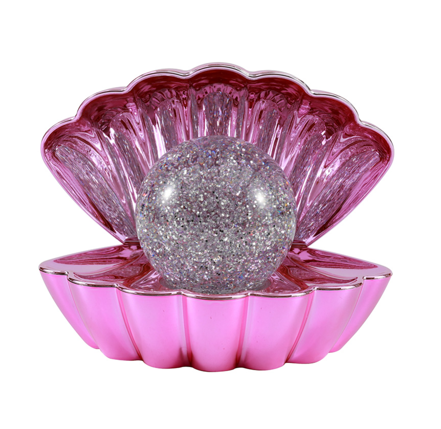 Lampada Conchiglia Rosa metallizzato