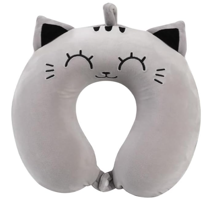 Cuscino da Viaggio a forma di gatto GREY CAT