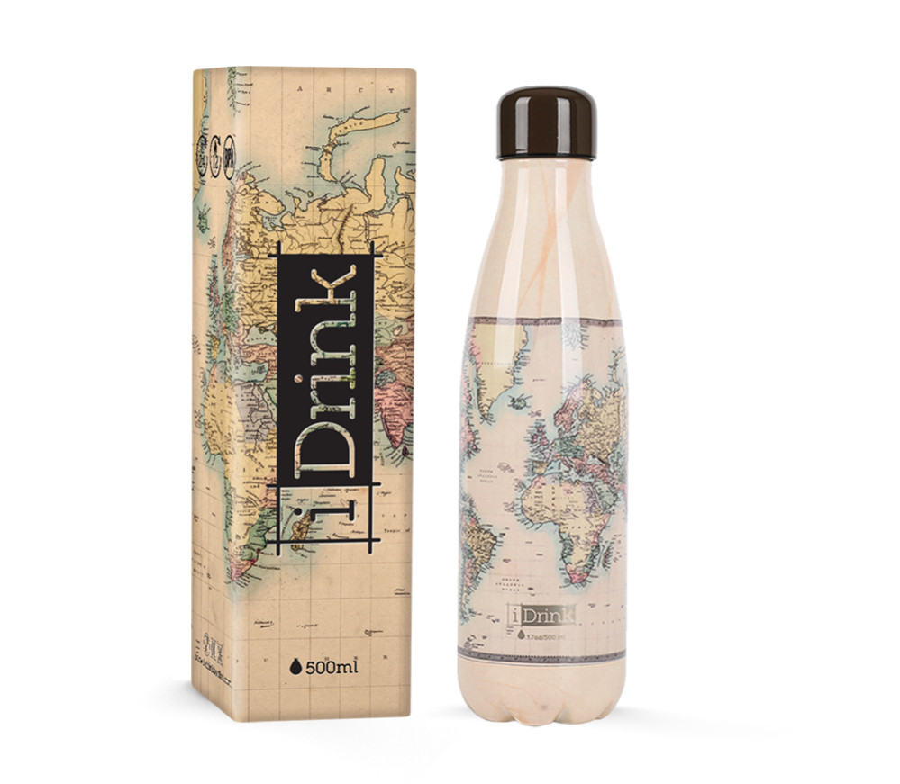 Borraccia Termica 500 ml OLD MAP