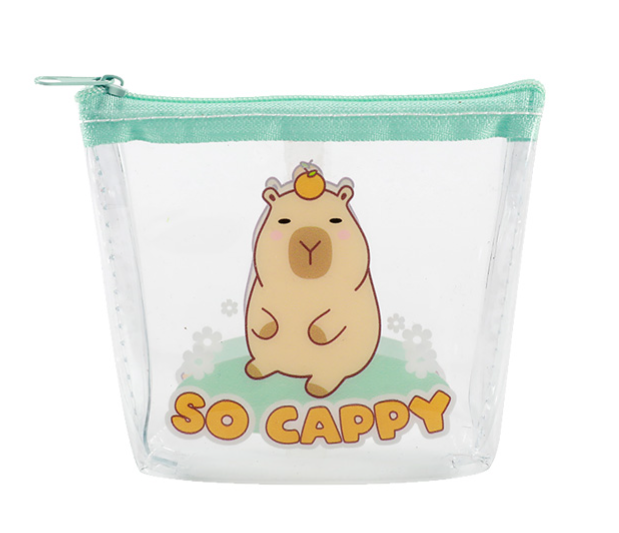 Portamonete Trasparente PVC CAPIBARA