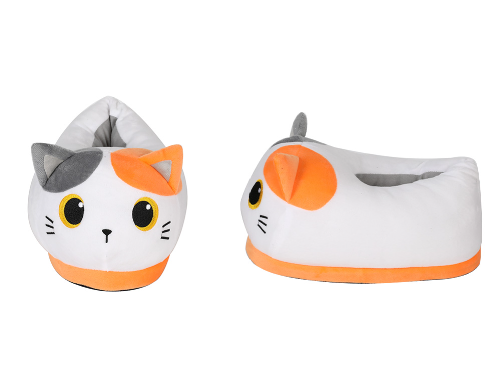 Pantofole Plush Gatto Bianco 36/49 EU taglia unica