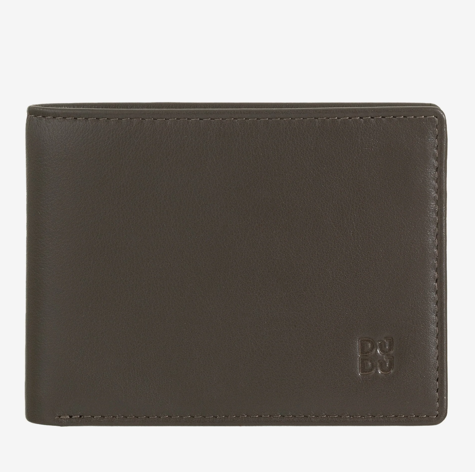 Portafoglio uomo porta carte RFID Colorfu Coffee Brown - Caprera - DùDù
