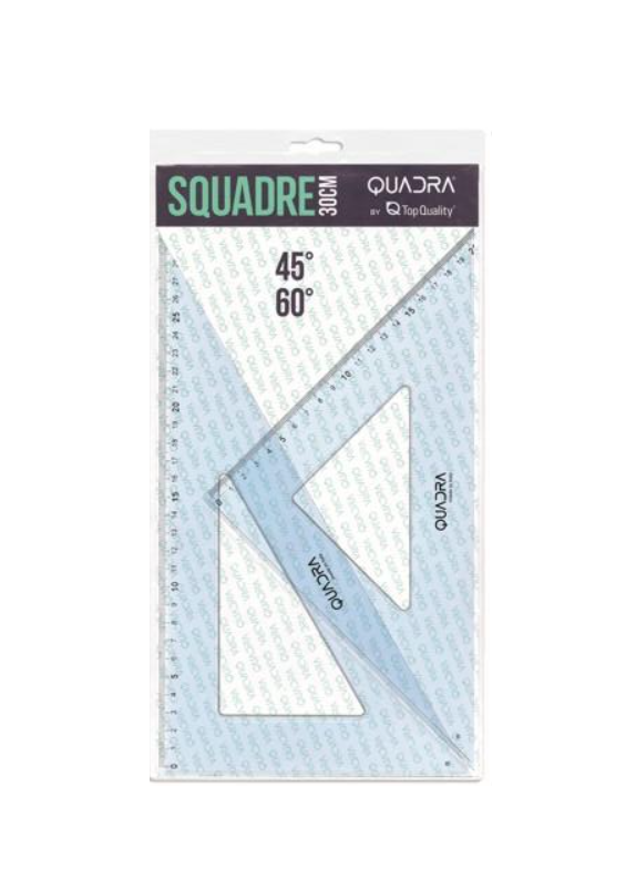 Squadre Confezione 2 pezzi - 45°+ 60° 32cm