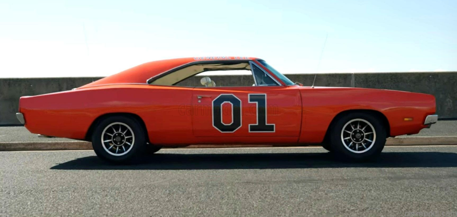 DODGE CHARGER N. 01 1969 - GENERAL LEE - THE DUKES OF HAZZARD - SCALE 1/18