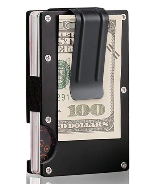 Portatessere in metallo GRIGIO