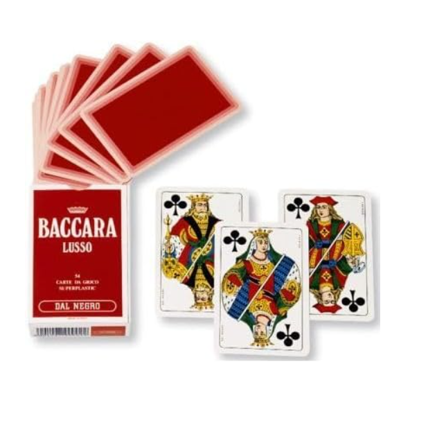 Carte da gioco Baccara Mazzo Rosso Extra