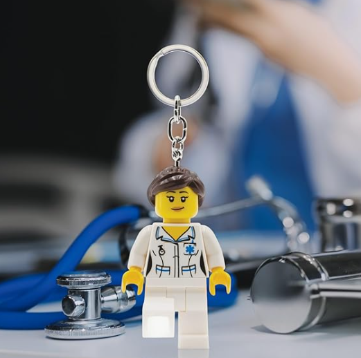 Portachiavi Led Lego Medical Infermiere