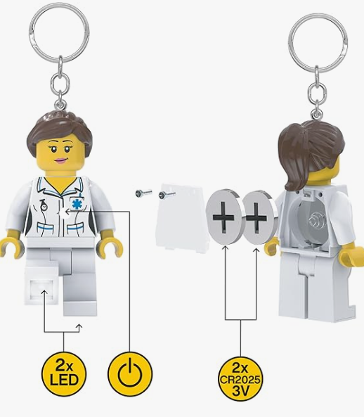 Portachiavi Led Lego Medical Infermiere