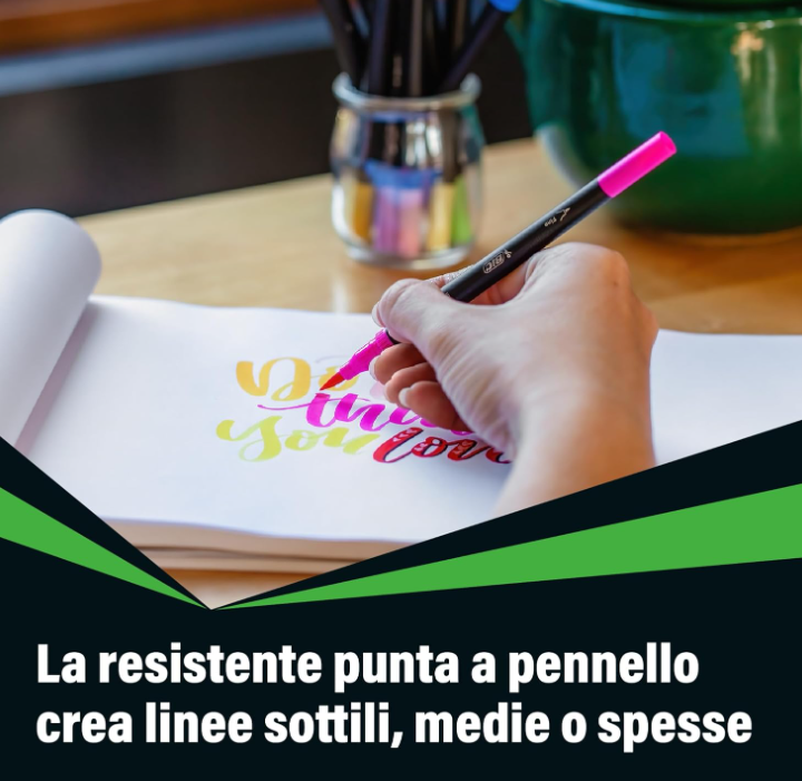 Pennarelli Bic Intensity Dual Tip Brush Colori Intensi