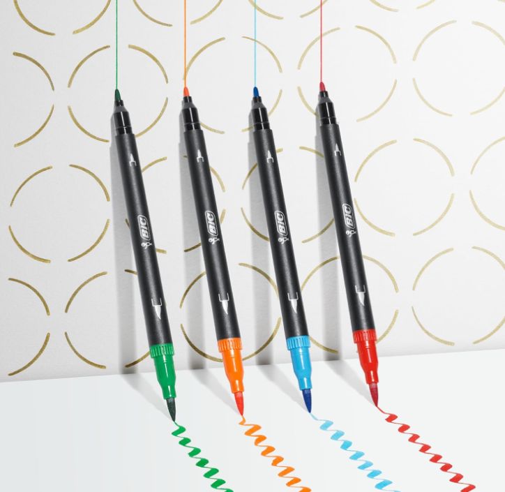 Pennarelli Bic Intensity Dual Tip Brush Colori Intensi