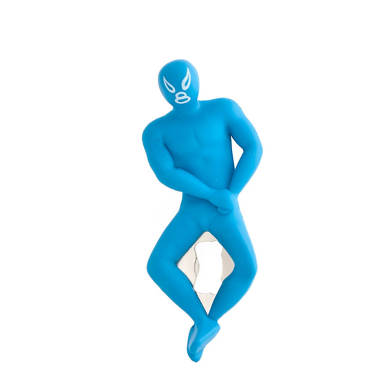 Apribottiglie Lottatore Blu