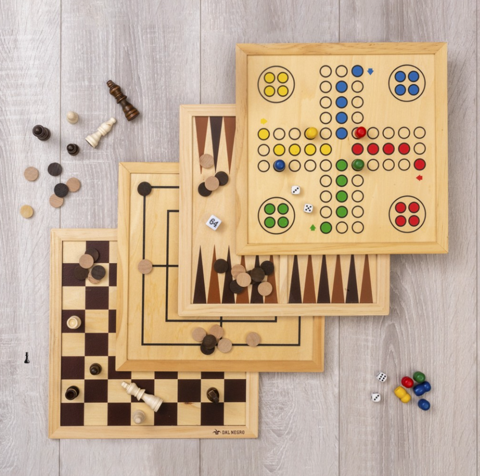 Dal Negro® - Carte da gioco, scacchiere in legno e giochi di società