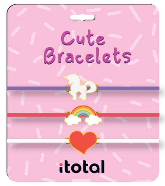 Braccialetti Unicorno set 3 pz
