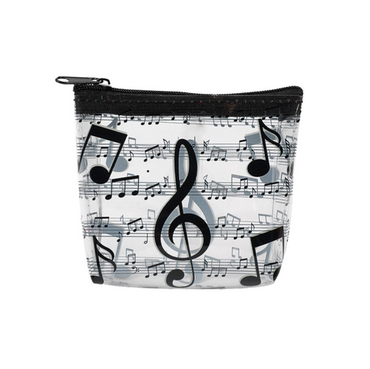 Portamonete Trasparente PVC Musica