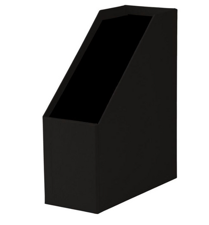 Porta rivista SOHO largo 11cm con manico Nero
