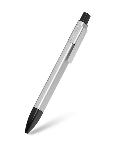 Penna a Sfera Pro Click Media 1.0 Argento
